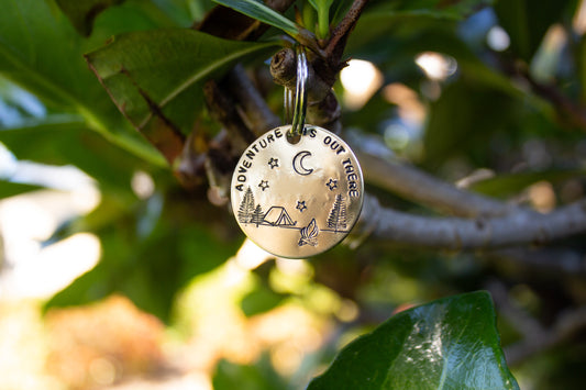 Adventure is Out There Dog Tag image 0