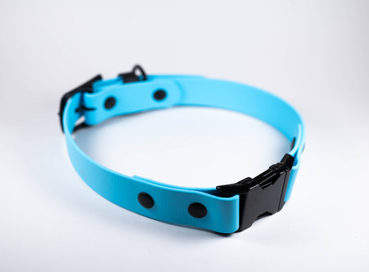 18-21" Arctic Blue Collar with Quick Release Buckle