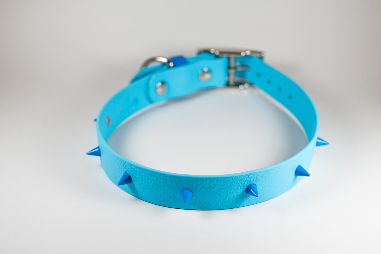 1" Spiky Arctic Blue Collar