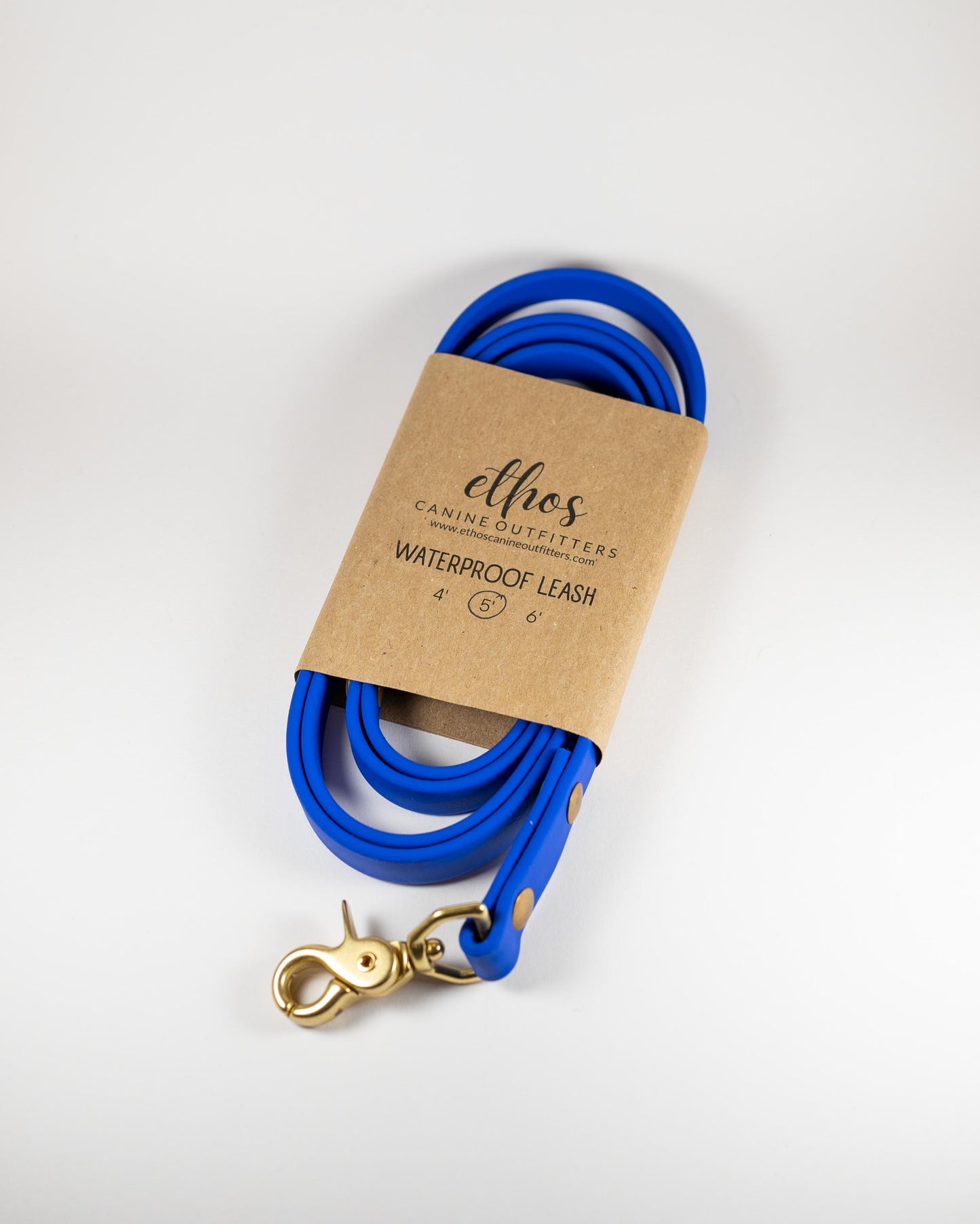 5' Peacock Blue Leash