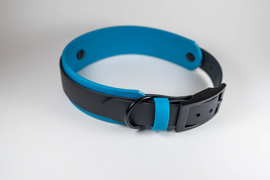 14-17" Layered Collar - Turquoise and Onyx