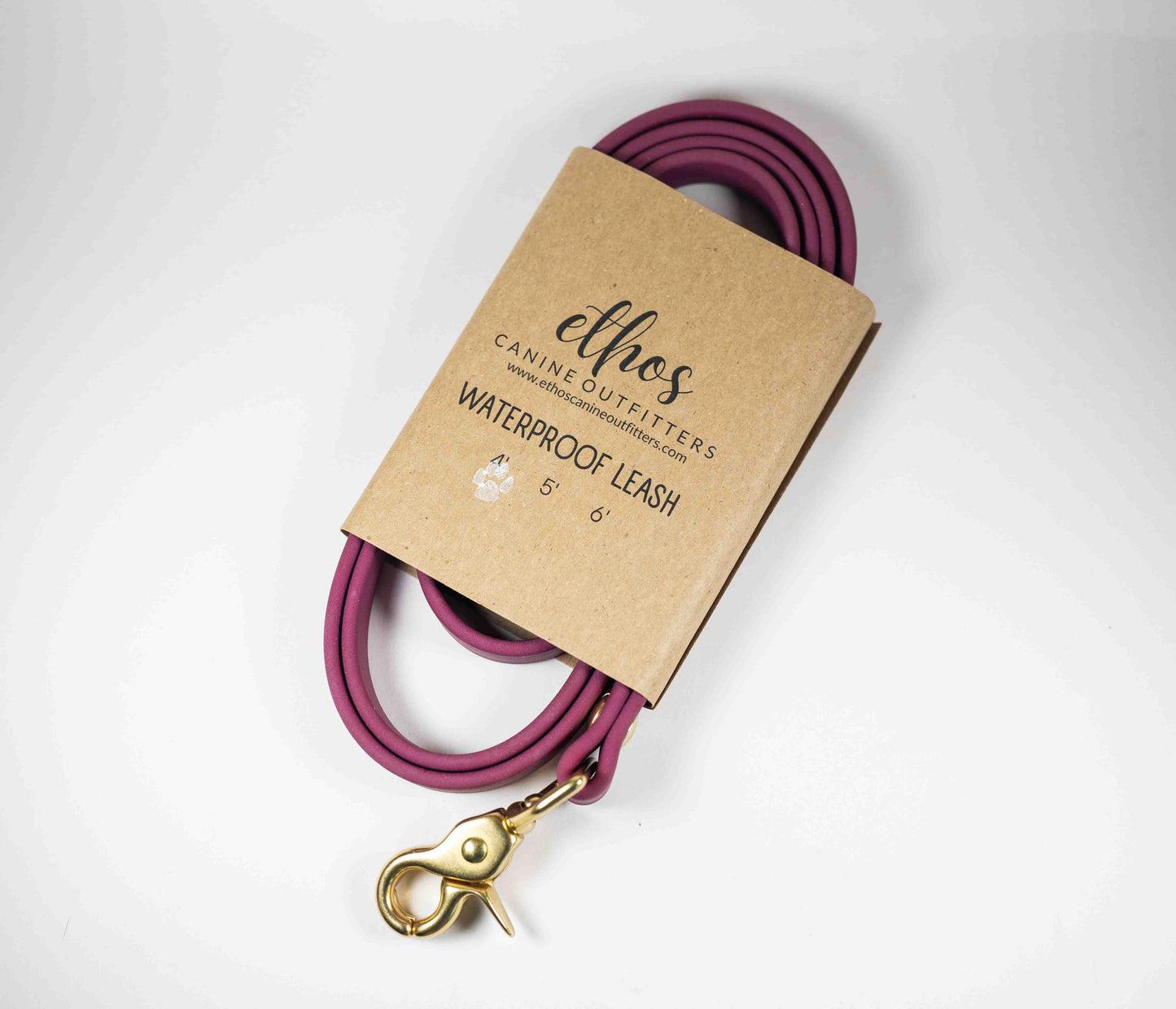 4' Maroon Leash