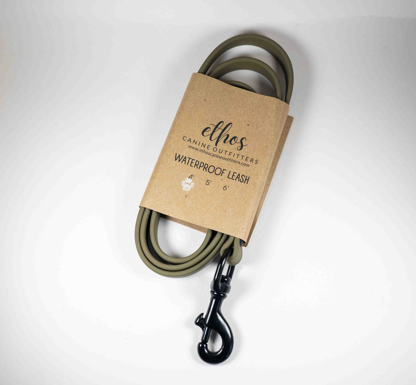 4' Olive Leash