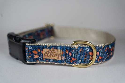 Autumn Leaves Adjustable Dog Collar