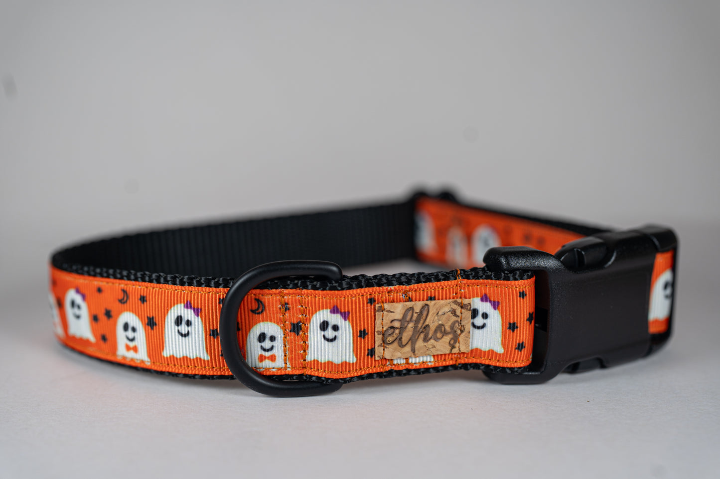 Halloween Ghosts Adjustable Dog Collar