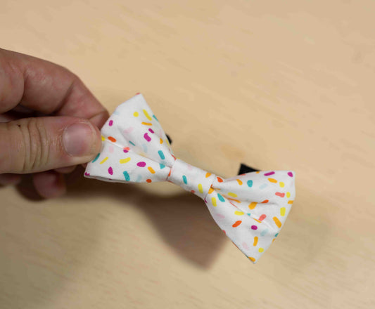 Sprinkle Birthday Dog Bow Tie