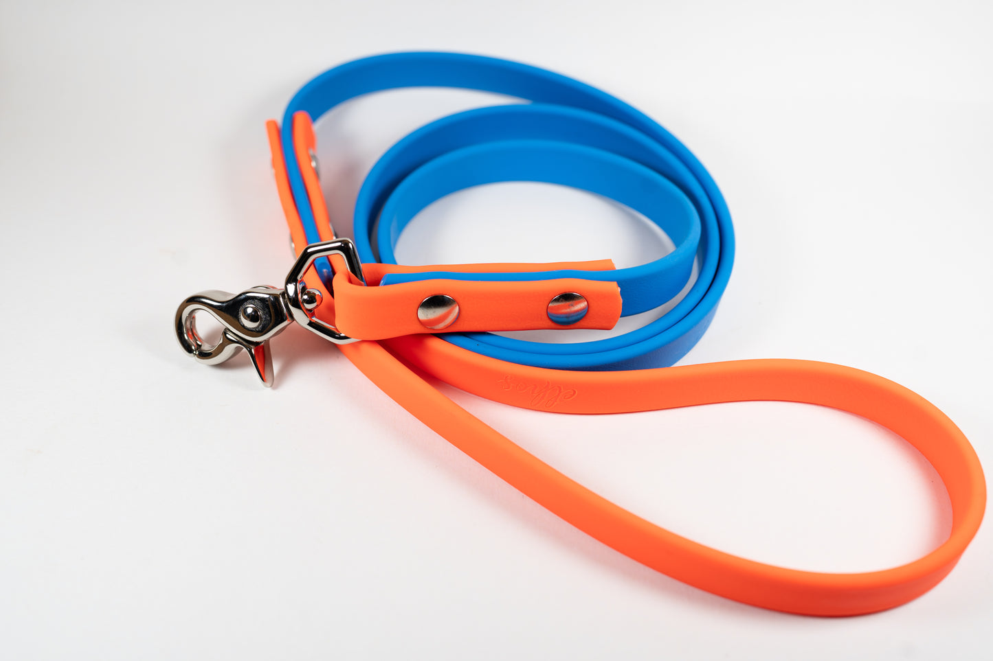 4' Orange and Azure Two Toned Leash