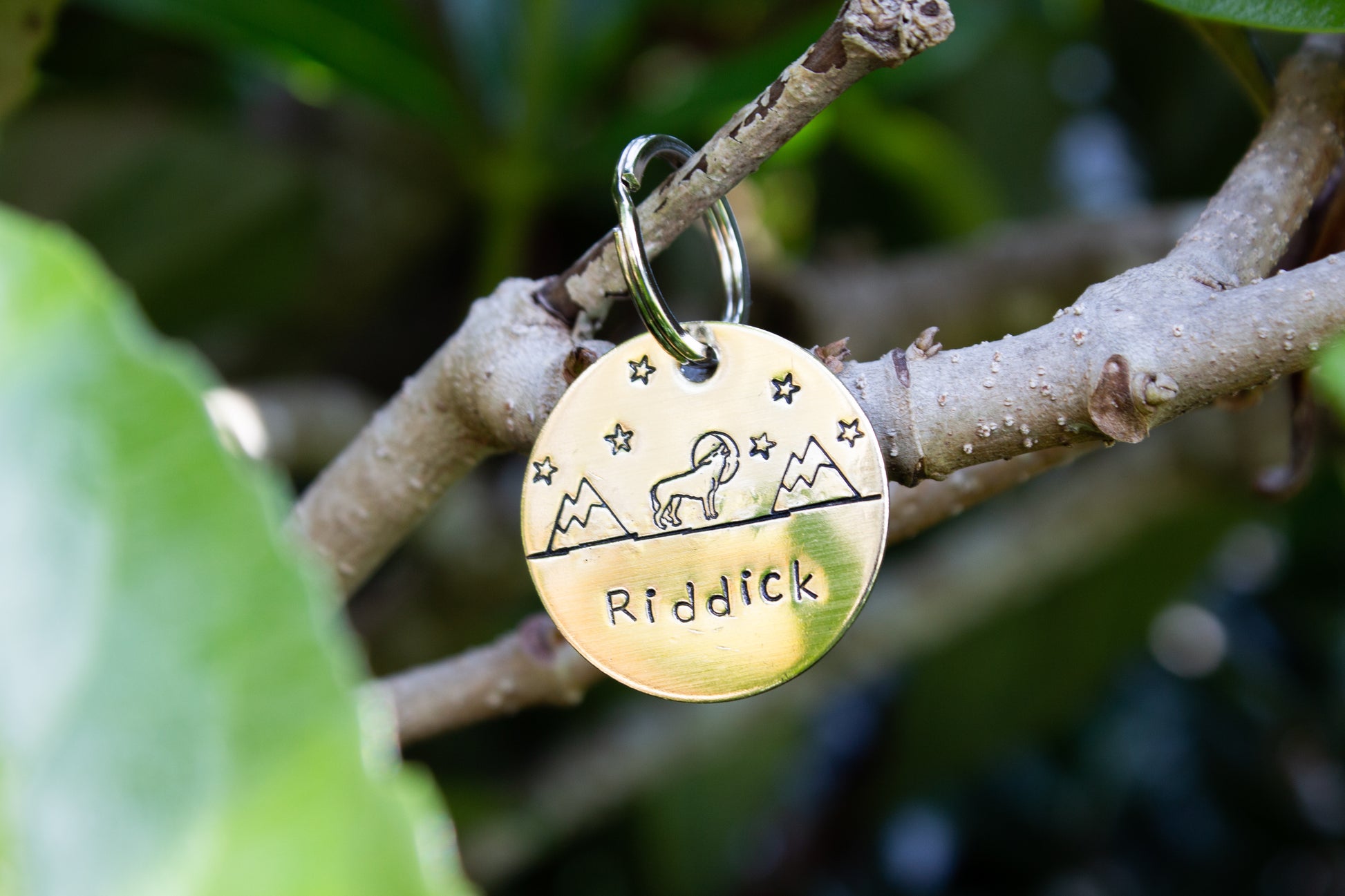 Howl at the Moon Dog Tag image 0