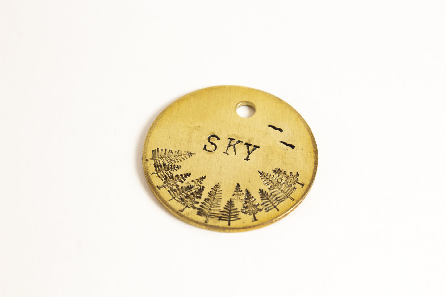 Aerial Tree View Dog Tag image 3