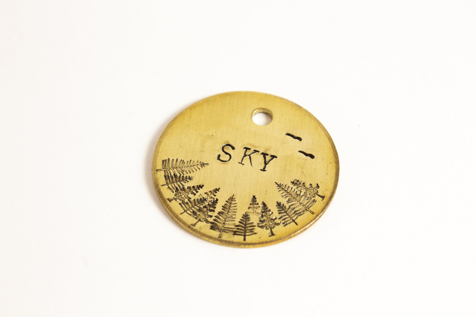Aerial Tree View Dog Tag image 3