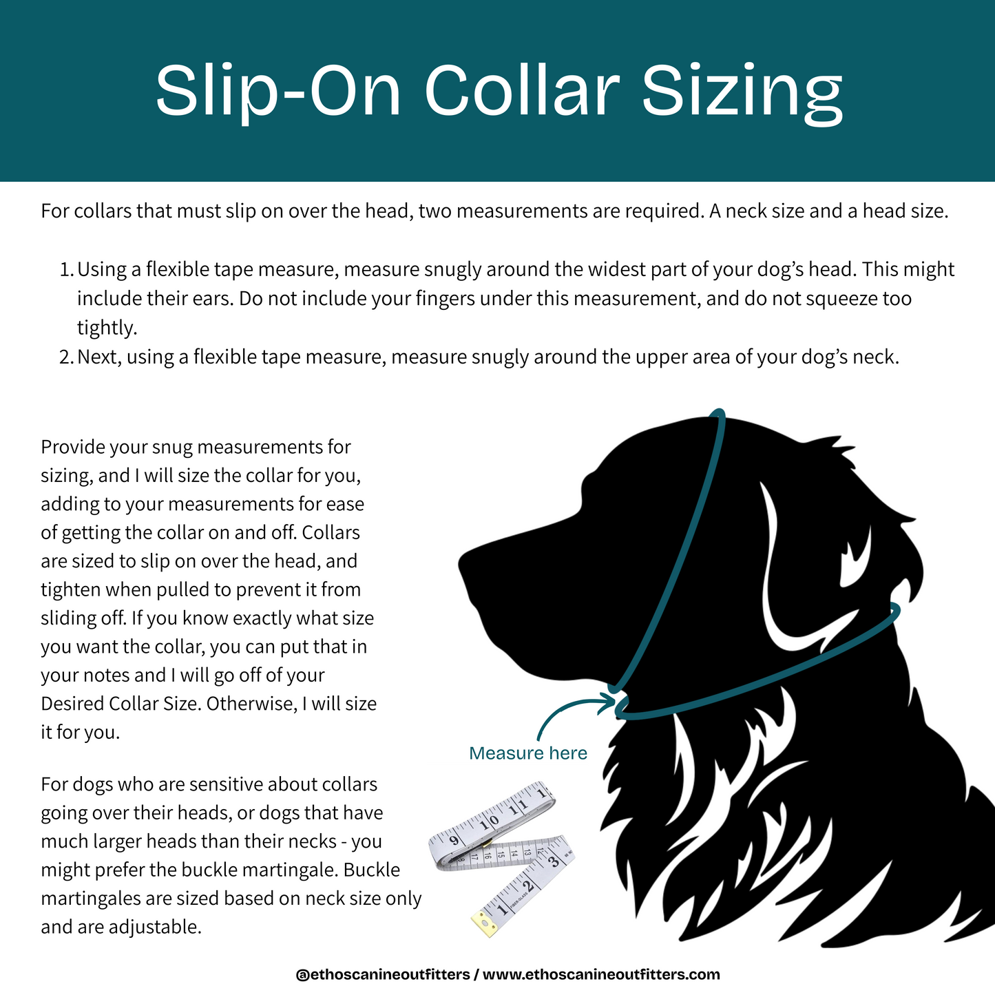 1" Width Eco Canvas Collars