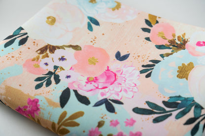 Floral Eco Canvas Custom Dog Collar