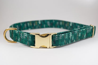 Forest Eco Canvas Custom Dog Collar