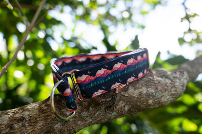 Mountains Eco Canvas Custom Dog Collar
