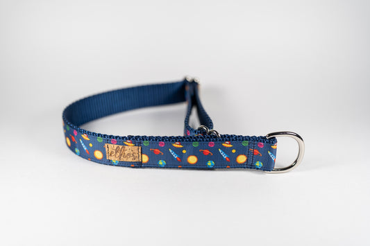 Spaceship Adjustable Webbing Dog Collar