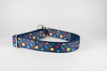 Spaceship Adjustable Webbing Dog Collar