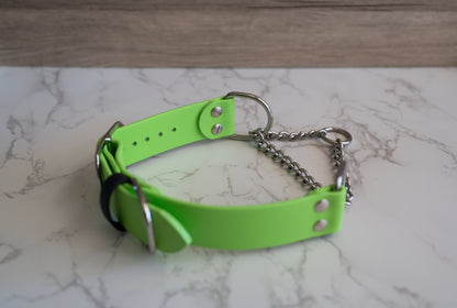 Adjustable Buckle Martingale BioThane Collar