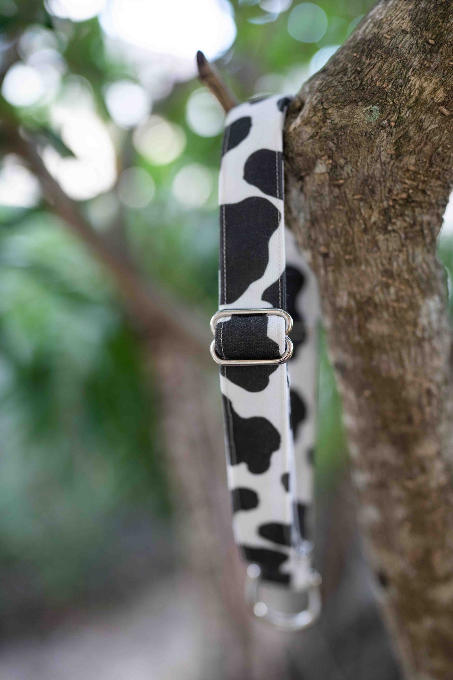 Cow Print Eco Canvas Custom Dog Collar