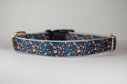 Autumn Leaves Adjustable Dog Collar