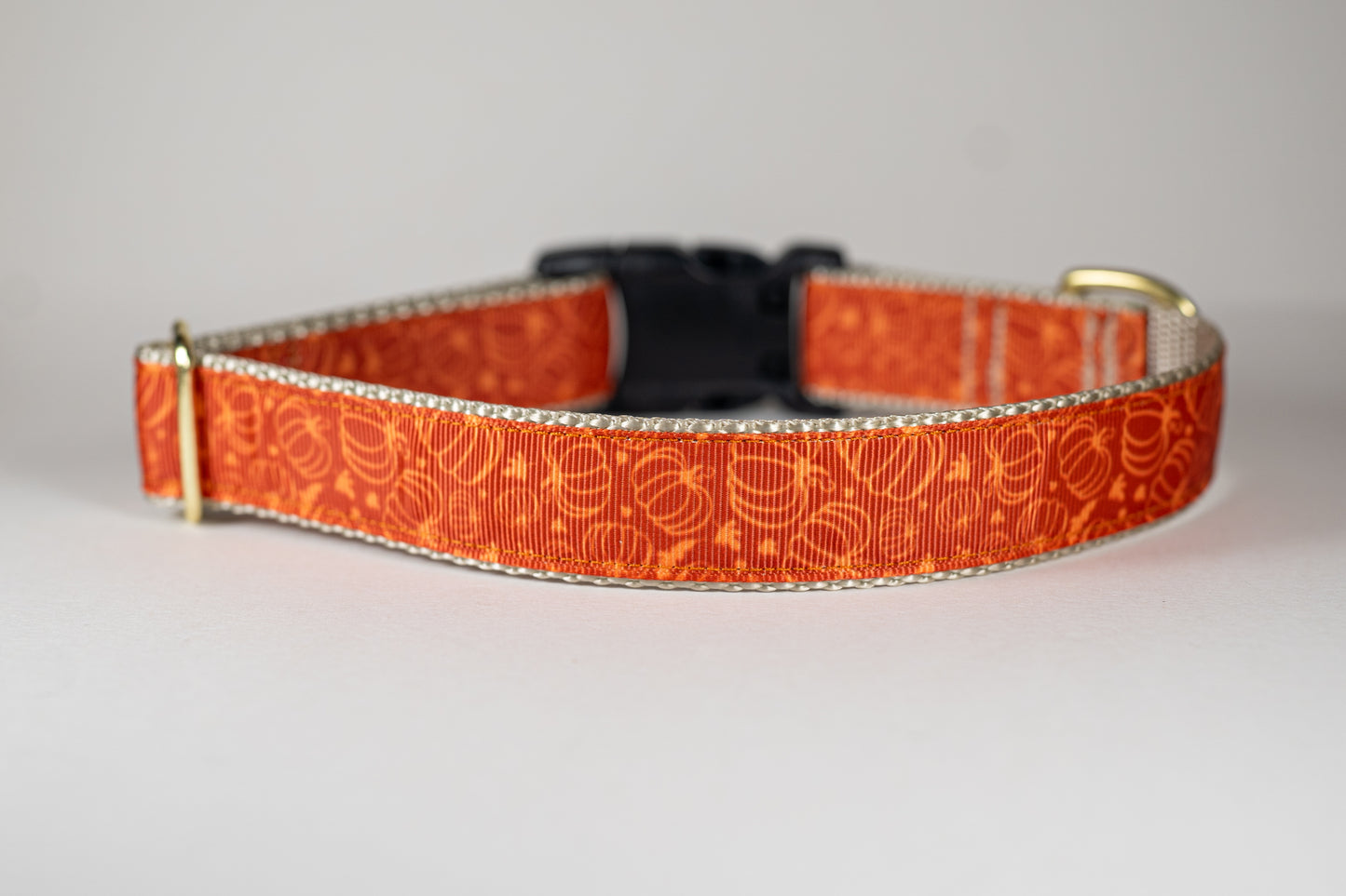 Fall Pumpkins Adjustable Dog Collar