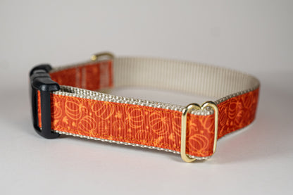 Fall Pumpkins Adjustable Dog Collar