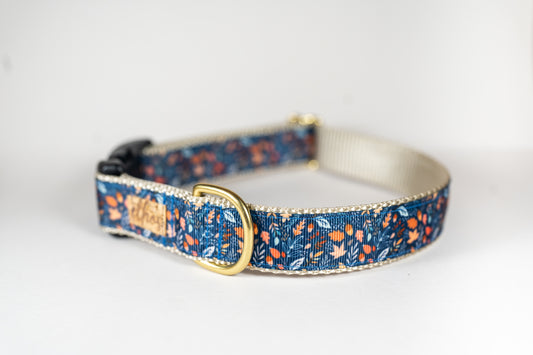 Autumn Leaves Adjustable Dog Collar