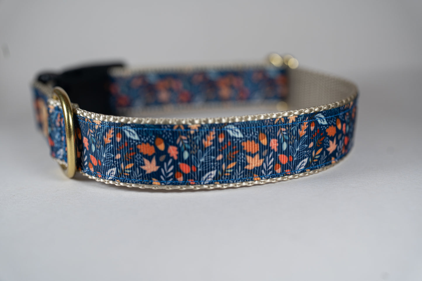 Autumn Leaves Adjustable Dog Collar