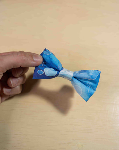 Ocean Blue Dog Bow Tie