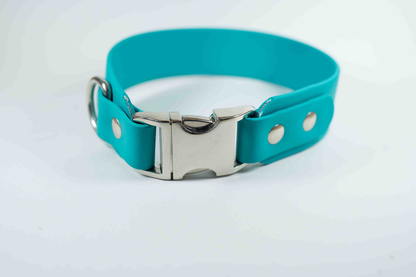 17.5" Teal Collar - Quick Release Buckle