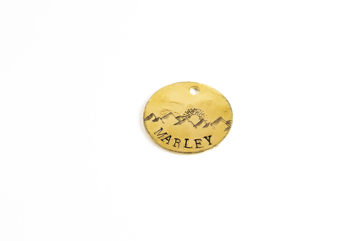 Mountain Sunrise Dog Tag image 1