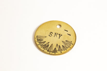 Aerial Tree View Dog Tag image 3